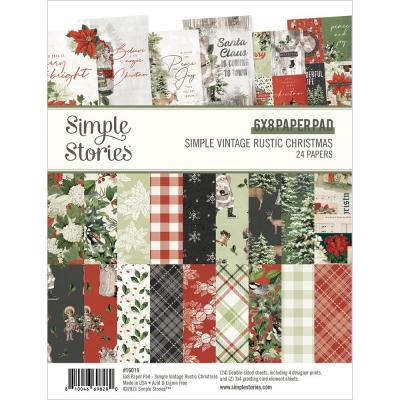 Simple Stories Simple Vintage Rustic Christmas Designpapier - Paper Pad